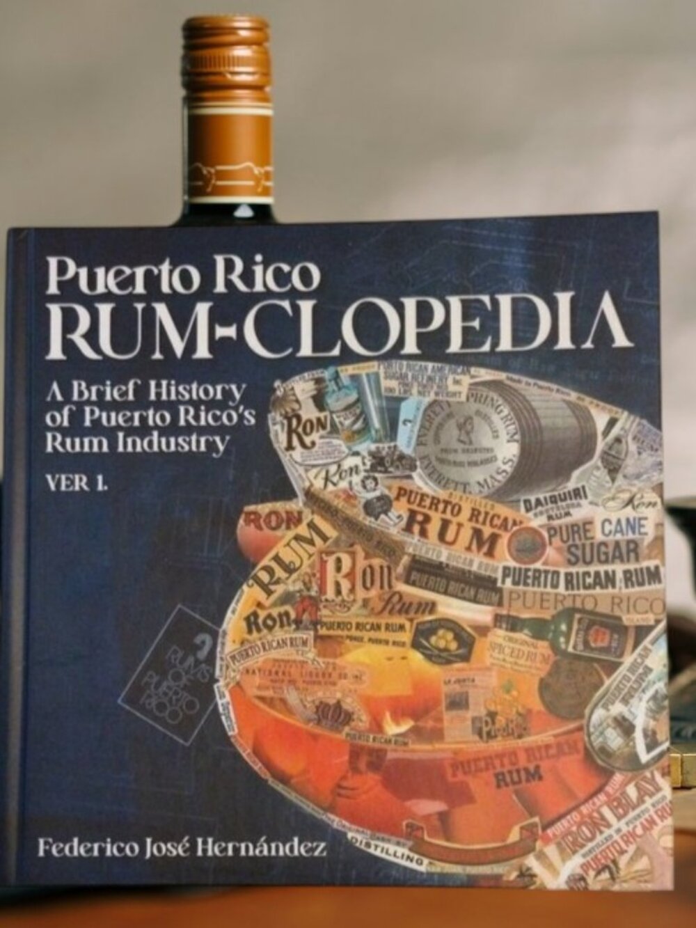 Puerto Rico Rum-Clopedia Hardcover Book Like New